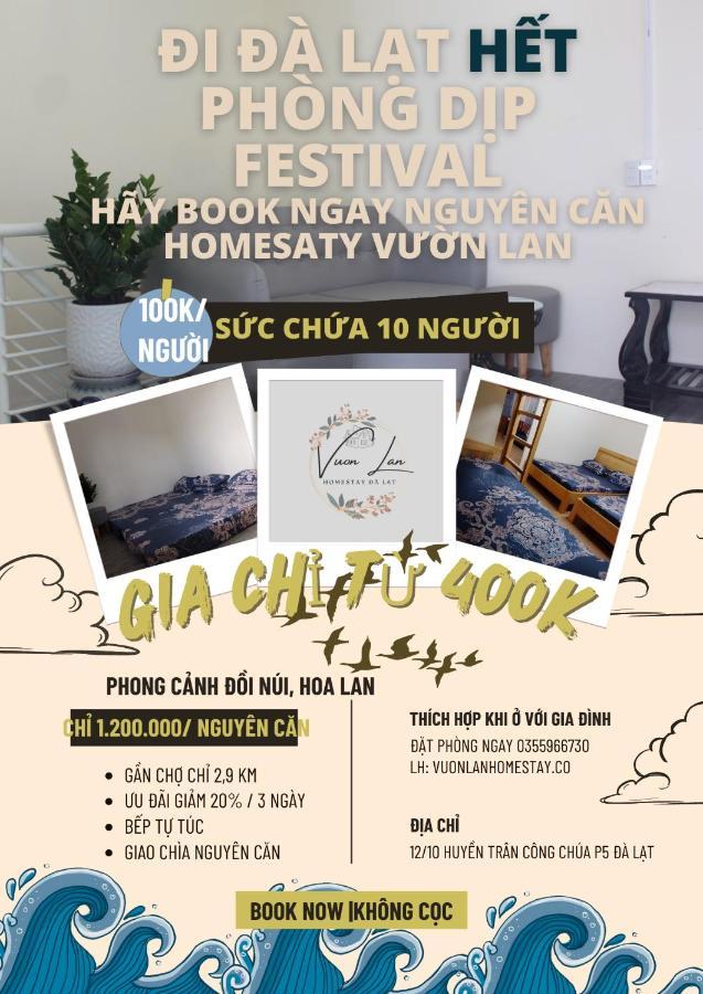 Vuon Lan Homestay Da Lat- Nguyen Can 132M2 Exterior foto